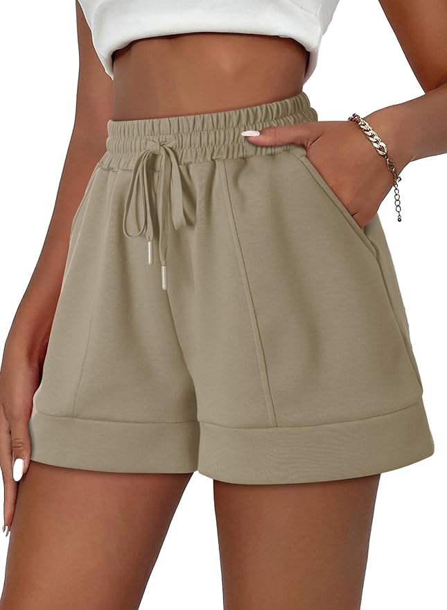Dokotoo Moisture Wicking Drawstring Athletic Shorts